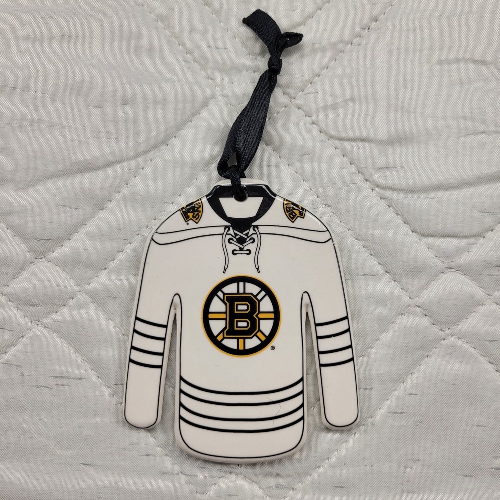 NHL Boston‎ Bruins Personalizable ceramic Christmas tree ornament